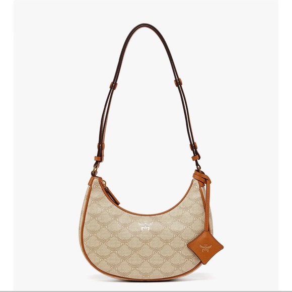 MCM NWT Himmel Ascending Moon Hobo in Lauretos, Shoulder Bag with Tag & Dust Bag - Picture 16 of 16